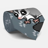 Cartoon Sugar Glider Stropdas (Opgerold)