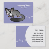 Cartoon Sugar Glider Visitekaartje (Voorkant / Achterkant)