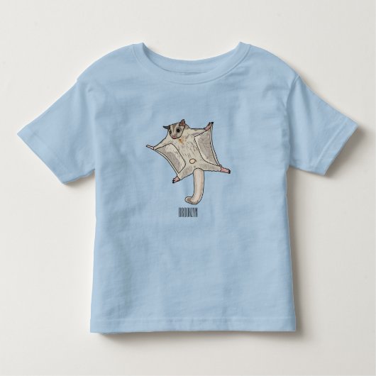Cartoon suikerzweefvliegtuig kinder shirts (Voorkant)
