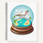 Cartoon Summer Cristal Ball Notitieboek (Voorkant)