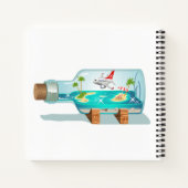 Cartoon Summer Cristal Ball Notitieboek (Achterkant)