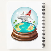 Cartoon Summer Cristal Ball Notitieboek (Achterkant)