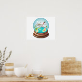 Cartoon Summer Cristal Ball Poster (Keuken)