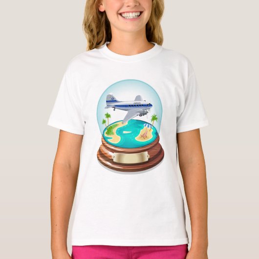 Cartoon Summer Cristal Ball T-shirt (Voorkant)