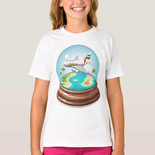 Cartoon Summer Cristal Ball T-shirt (Voorkant)