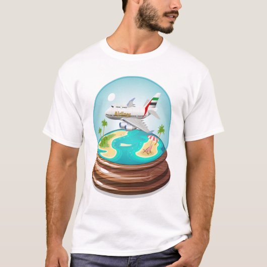 Cartoon Summer Cristal Ball T-shirt (Voorkant)