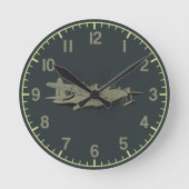 Cartoon "Sunderland" Ronde Klok (Voorkant)