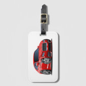 Cartoon super auto bagagelabel (Voorkant (verticaal))