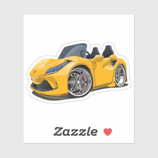 Cartoon super auto sticker (Vel)