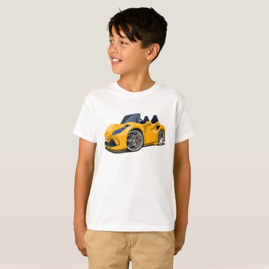 Cartoon super auto t-shirt (Voorkant volledig)
