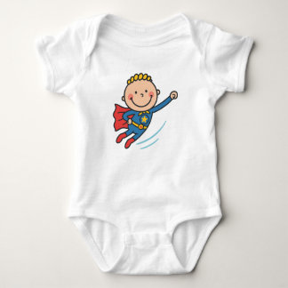 Cartoon Superheld Boy Vliegende Kinder T-shirt