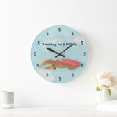 Cartoon Supersloth Clock Grote Klok (Huis)