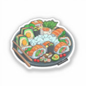 Cartoon sushi sticker (Voorkant)