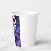 Cartoon Sweet Witch Themd Papieren Bekers (Links)