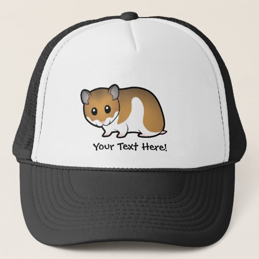 Cartoon Syrische Hamster Trucker Pet (Voorkant)