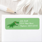 Cartoon T-Rex Etiket (Insitu)