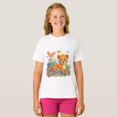 Cartoon T-shirt – Fun Wildlife Art (Voorkant volledig)