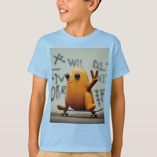 Cartoon T-shirt voor kinderen (Voorkant)