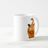 Cartoon Tabby Kat Kopje Koffiemok (Voorkant rechts)