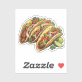 Cartoon taco's sticker (Vel)