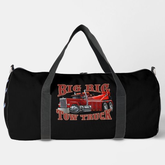 Cartoon takelwagen "Big Rig" Plunjezak (Voorkant)