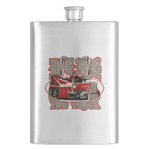Cartoon takelwagen flacon