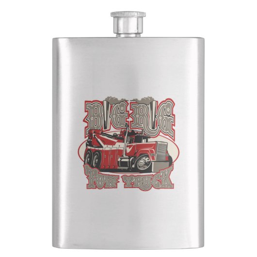 Cartoon takelwagen flacon (Voorkant)