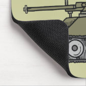 Cartoon Tank Muismat (Hoek)