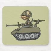 Cartoon Tank Muismat (Voorkant)
