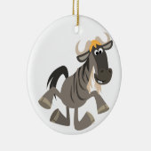 Cartoon Tap Dansend Wildebeest Ornament (Rechts)