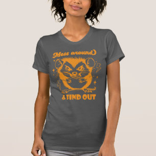 Cartoon Tasmaanse Duivel "Rotzooi en kom erachter" T-shirt