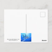 Cartoon Taxi Cab Briefkaart (Achterkant)