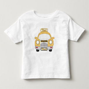 Cartoon Taxi Cab peuter jongens t-shirt