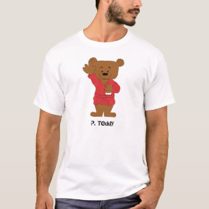 Cartoon Teddy Bear P Diddy Fan T-shirt