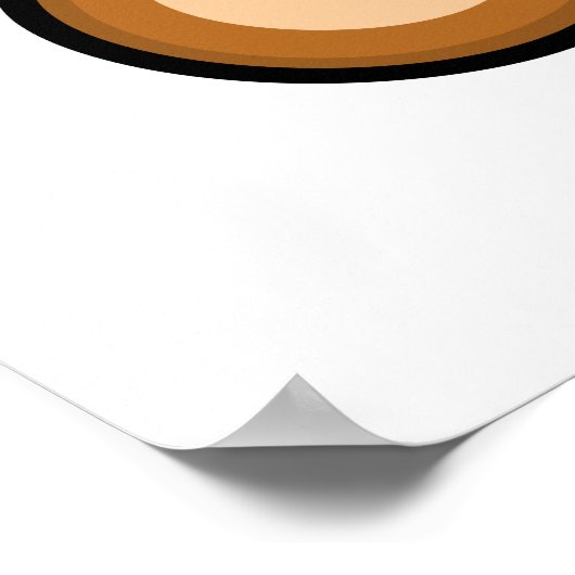 Cartoon Teddy Bear Poster (Hoek)