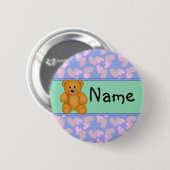 Cartoon Teddy Design Ronde Button 5,7 Cm (Voorkant /achterkant)