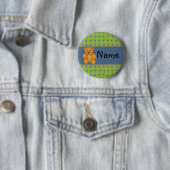 Cartoon Teddy Design Ronde Button 5,7 Cm (In situ)