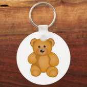 Cartoon Teddy Design Sleutelhanger (Voorkant)