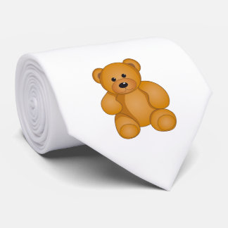 Cartoon Teddy Design Stropdas