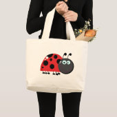 Cartoon-teken voor Ladybug Grote Tote Bag (Voorkant (product))