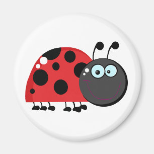 Cartoon-teken voor Ladybug Magneet