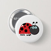 Cartoon-teken voor Ladybug Ronde Button 5,7 Cm (Voorkant /achterkant)