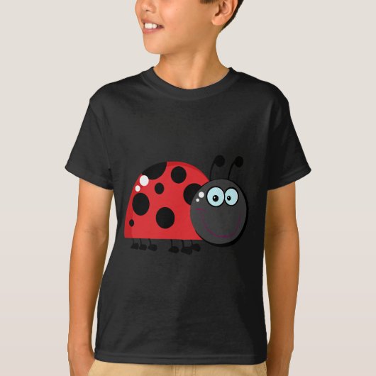 Cartoon-teken voor Ladybug T-shirt (Voorkant)