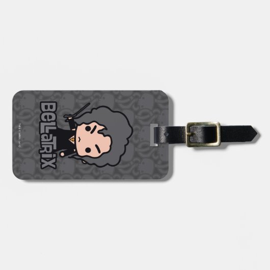 Cartoon tekenkunst met Bellatrix Bagagelabel (Voorkant horizontaal)