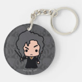 Cartoon tekenkunst met Bellatrix Sleutelhanger (Achterkant)