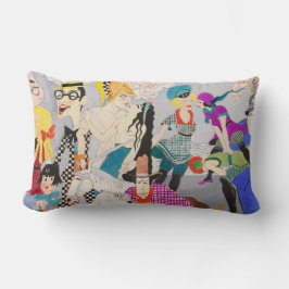 Cartoon-tekens voor Retro Kussen