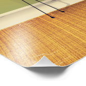  cartoon televisie foto afdruk (Hoek)