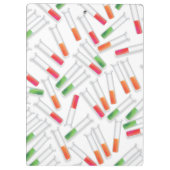 Cartoon testbuizen klembord (Achterkant)