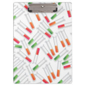 Cartoon testbuizen klembord (Voorkant)