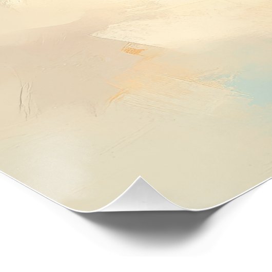 Cartoon Thanksgiving Turkije Perfect Poster (Hoek)